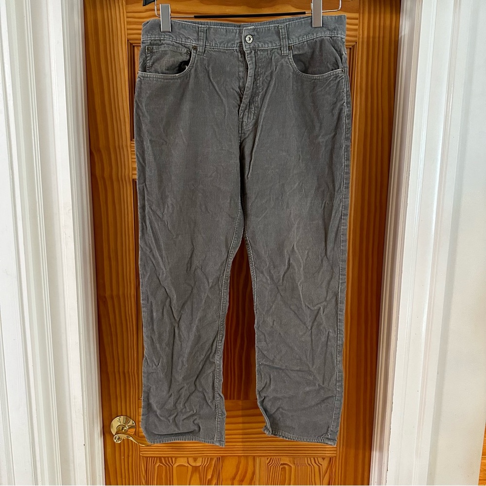 JCrew Corduroys Vintage Slim Straight 33 x 30 Gray